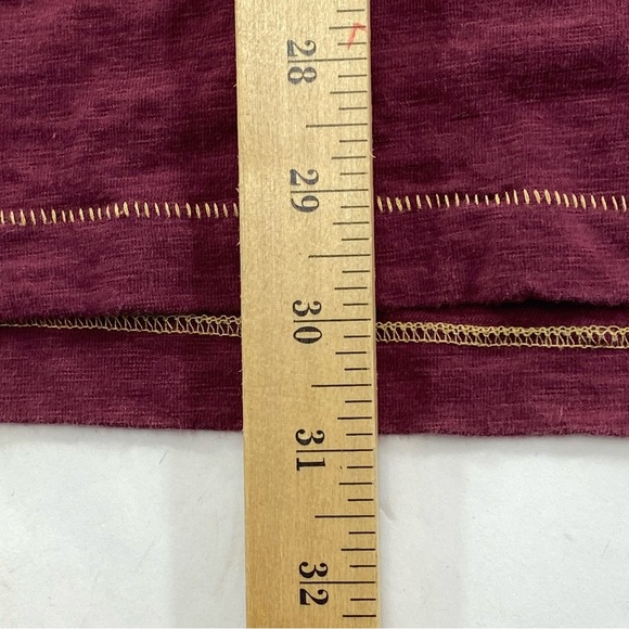 Vintage COOGI T-Shirt Men's XL Maroon V-Neck Retro Embroidered Short Sleeve - Picture 13 of 15